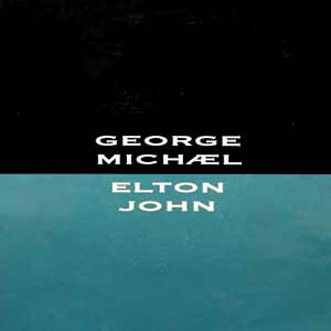 George Michael & Elton John - Don't Let The Sun Go Down On Me (live) - single cover