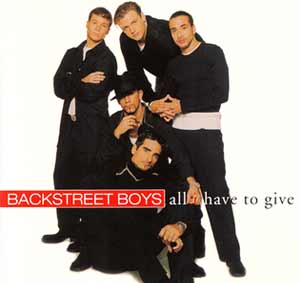Backstreet Boys - All I Have To Give - single cover