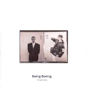 Pet Shop Boys - Being Boring - single cover