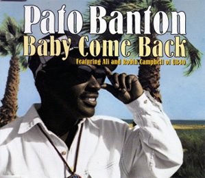 Pato Banton Come Back Single Cover
