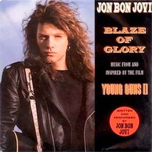 Jon Bon Jovi - Blaze Of Glory - Single Cover