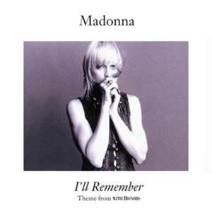 Madonna - I'll Remember - Music Video - Single Cover