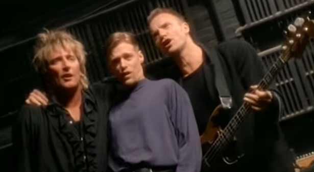 Bryan Adams, Rod Stewart and Sting - All For Love - Official Music Video